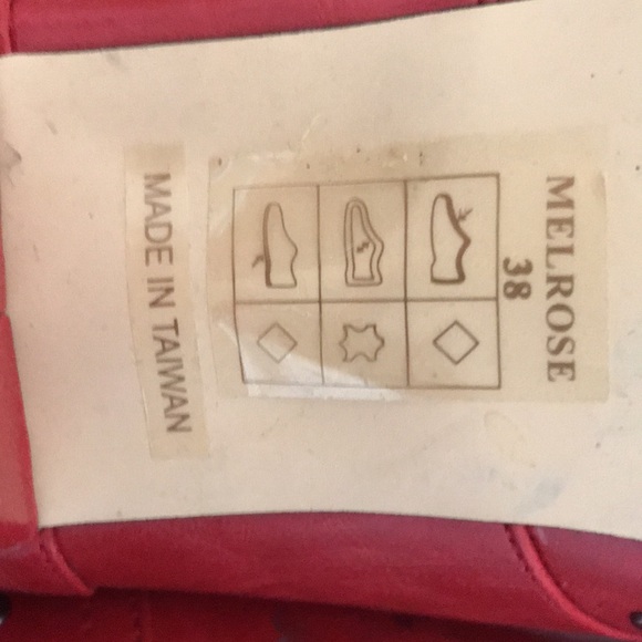 Chelsea Crew red studded t-strap heel - Picture 11 of 12